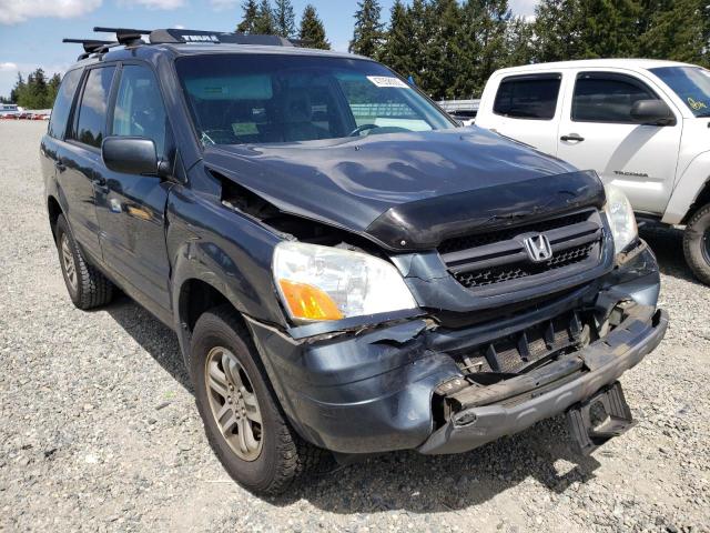 HONDA PILOT EXL 2004 with VIN 2HKYF18534H534643 - Photo from auction