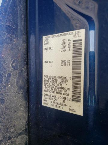 Photo 10 from auction – 2021 NISSAN MAXIMA SV with VIN 1N4AA6CV4MC509952
