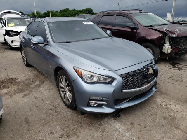 INFINITI Q50 BASE 2014 with VIN JN1BV7ARXEM701163 - Photo from auction
