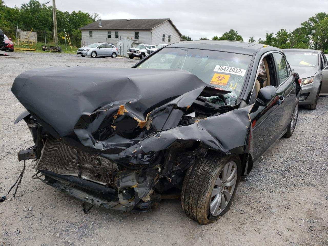 Photo 2 from auction – 2011 HONDA ACCORD EXL with VIN 1HGCP2F88BA065257