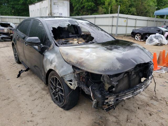 TOYOTA COROLLA LE 2022 with VIN JTDEPMAE9NJ199246 - Photo from auction