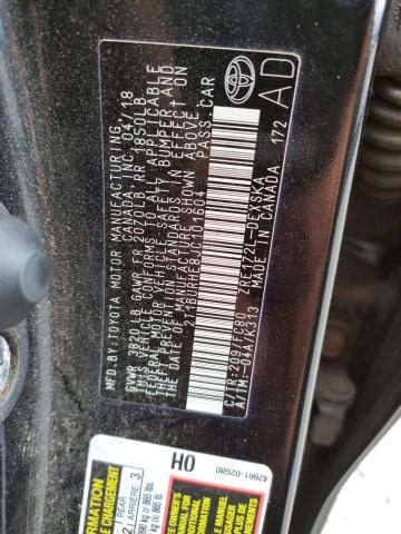 Photo 10 from auction – 2018 TOYOTA COROLLA L with VIN 2T1BURHE8JC101604