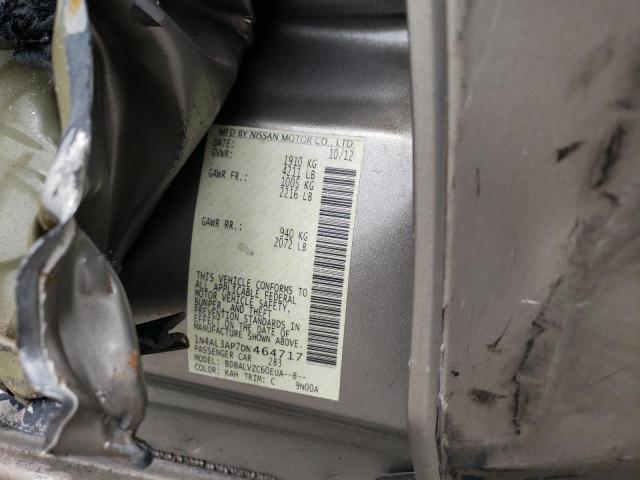Photo 10 from auction – 2013 NISSAN ALTIMA 2.5 with VIN 1N4AL3AP7DN464717