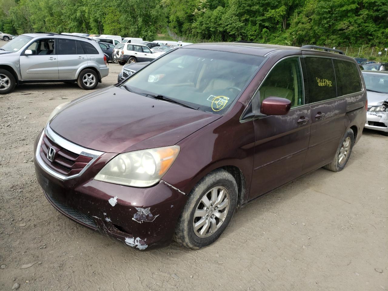 Photo 2 from auction – 2009 HONDA ODYSSEY EX with VIN 5FNRL38649B021568
