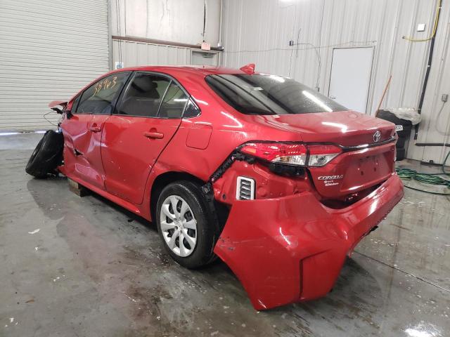 Photo 3 from auction – 2021 TOYOTA COROLLA LE with VIN JTDEPMAE2MJ127142