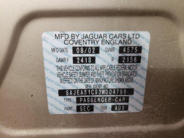 Photo 10 from auction – 2003 JAGUAR X-TYPE 3.0 with VIN SAJEA51C93WD04796