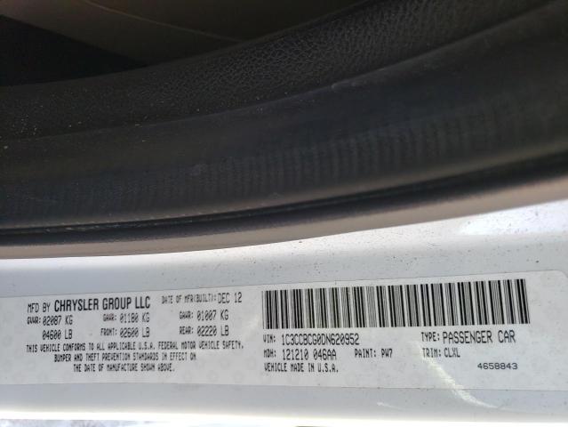 Photo 10 from auction – 2013 CHRYSLER 200 LIMITE with VIN 1C3CCBCG0DN620952