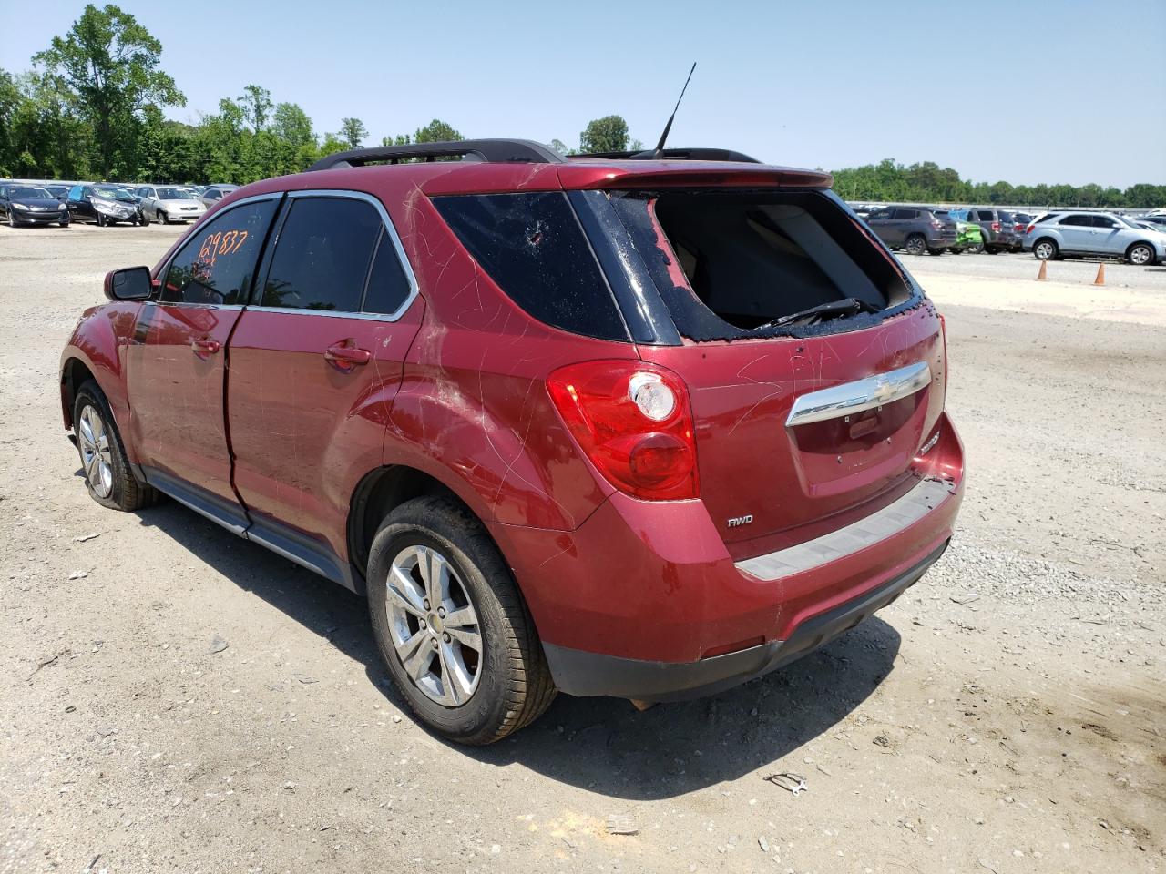 Photo 3 from auction – 2012 CHEVROLET EQUINOX LT with VIN 2GNFLEEK3C6216078