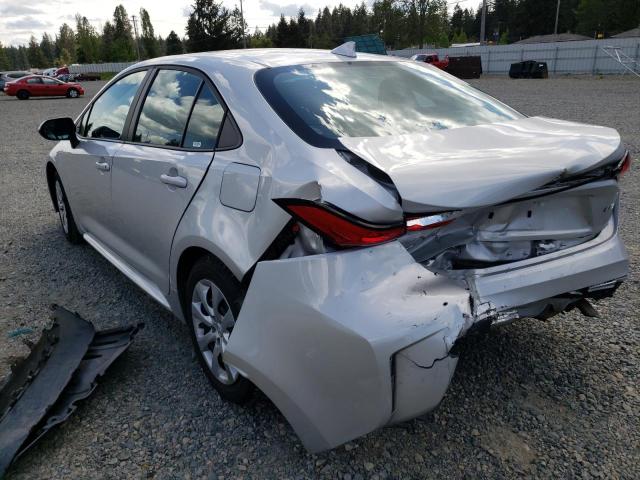 Photo 3 from auction – 2021 TOYOTA COROLLA LE with VIN 5YFEPMAE0MP253706