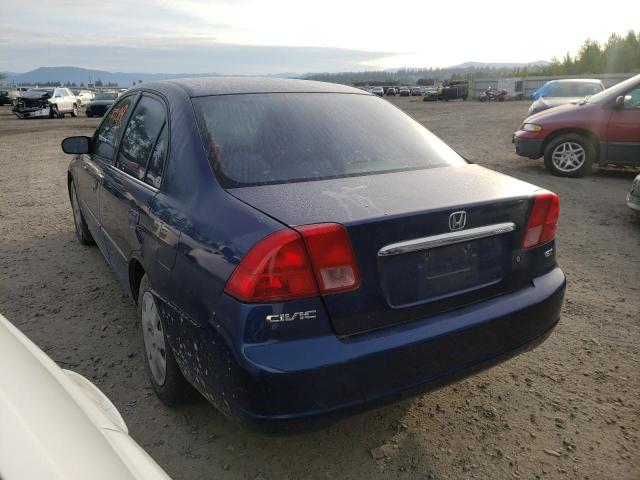 Photo 3 from auction – 2002 HONDA CIVIC EX with VIN JHMES26872S002911