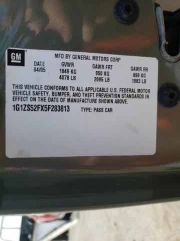 Photo 10 from auction – 2005 CHEVROLET MALIBU with VIN 1G1ZS52FX5F283813
