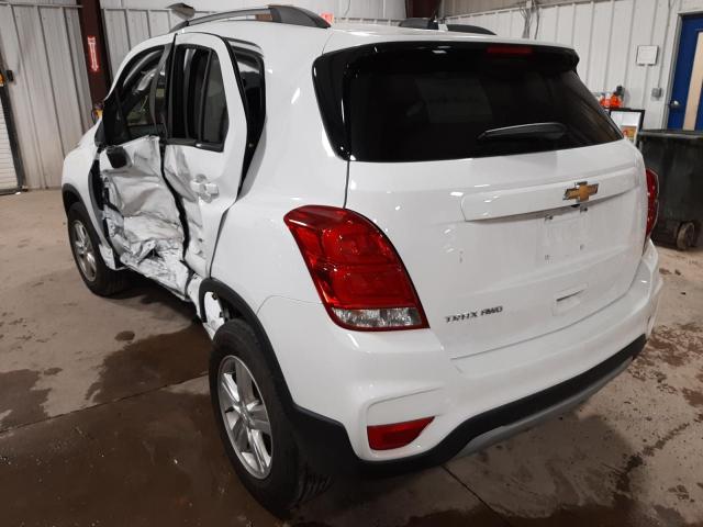 Photo 3 from auction – 2021 CHEVROLET TRAX 1LT with VIN KL7CJPSB8MB331708