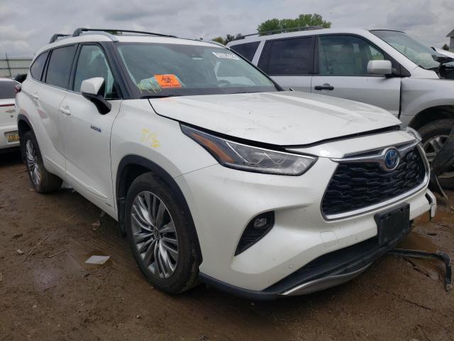 TOYOTA HIGHLANDER 2021 with VIN 5TDEBRCH3MS031798 - Photo from auction