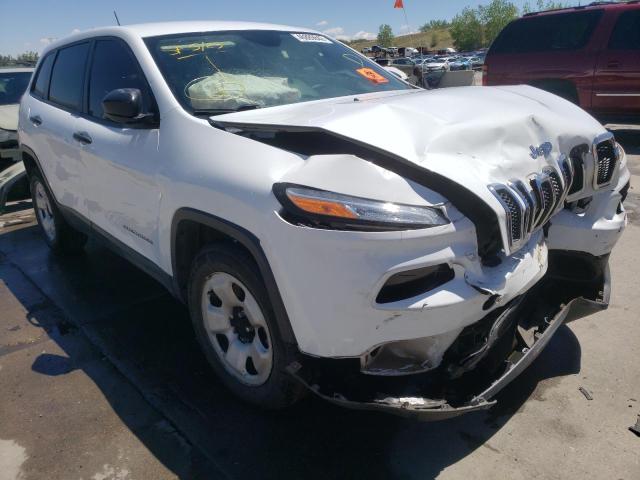 Photo 1 from auction – 2015 JEEP CHEROKEE S with VIN 1C4PJLABXFW566587