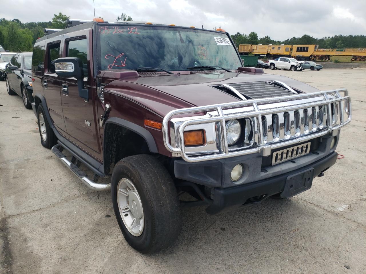 HUMMER H2 2007 with VIN 5GRGN23U57H102284 - Photo from auction