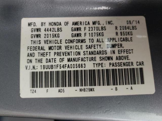 Photo 10 from auction – 2015 ACURA TLX TECH with VIN 19UUB1F54FA005663