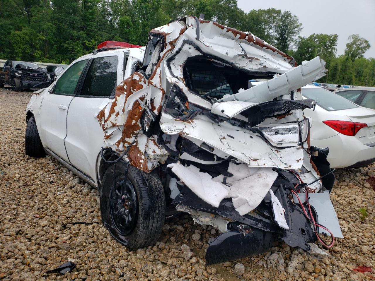 Photo 3 from auction – 2021 DODGE DURANGO PU with VIN 1C4RDJFG0MC642454