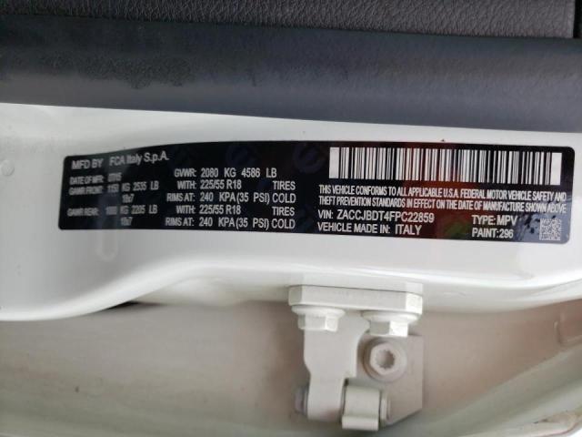 Photo 10 from auction – 2015 JEEP RENEGADE L with VIN ZACCJBDT4FPC22859