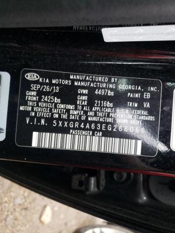 Photo 10 from auction – 2014 KIA OPTIMA SX with VIN 5XXGR4A63EG266066