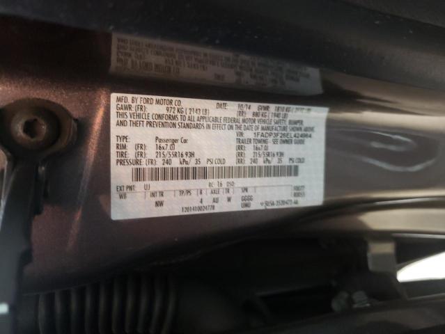 Photo 10 from auction – 2014 FORD FOCUS SE with VIN 1FADP3F26EL424964