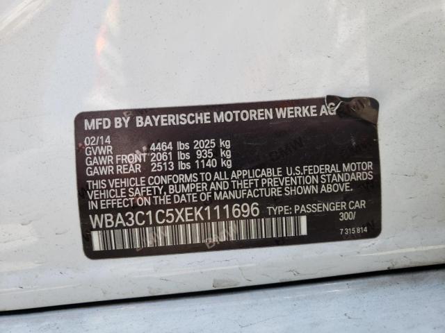 Photo 10 from auction – 2014 BMW 328 I SULE with VIN WBA3C1C5XEK111696