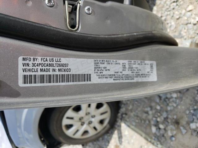 Photo 10 from auction – 2020 DODGE JOURNEY SE with VIN 3C4PDCAB0LT269207