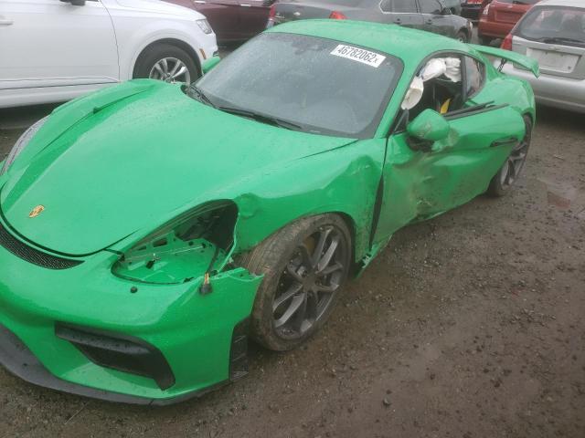 Photo 9 from auction – 2021 PORSCHE CAYMAN GT4 with VIN WP0AC2A82MS289517