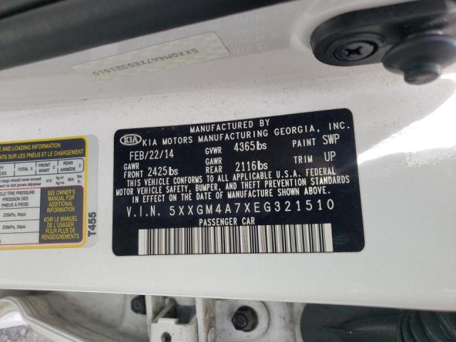 Photo 10 from auction – 2014 KIA OPTIMA LX with VIN 5XXGM4A7XEG321510