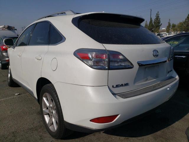 Photo 3 from auction – 2010 LEXUS RX 350 with VIN JTJZK1BA9A2406178