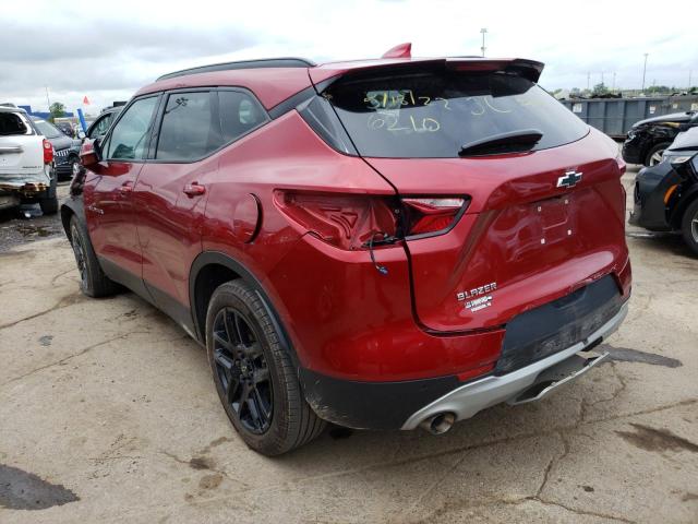 Photo 3 from auction – 2021 CHEVROLET BLAZER 2LT with VIN 3GNKBCRS6MS536210