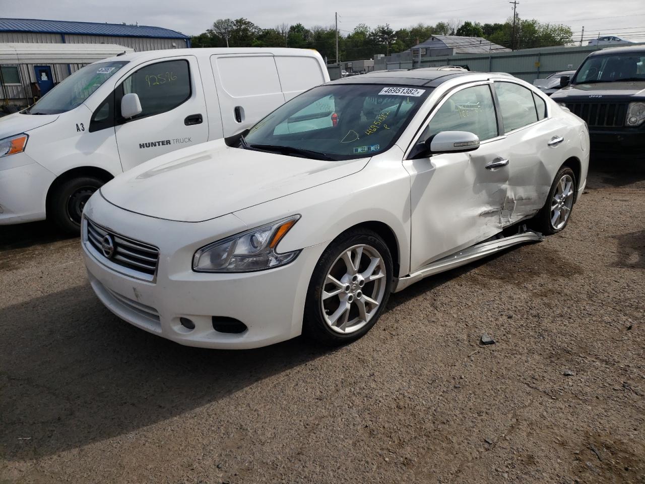 Photo 2 from auction – 2013 NISSAN MAXIMA S with VIN 1N4AA5AP4DC844806