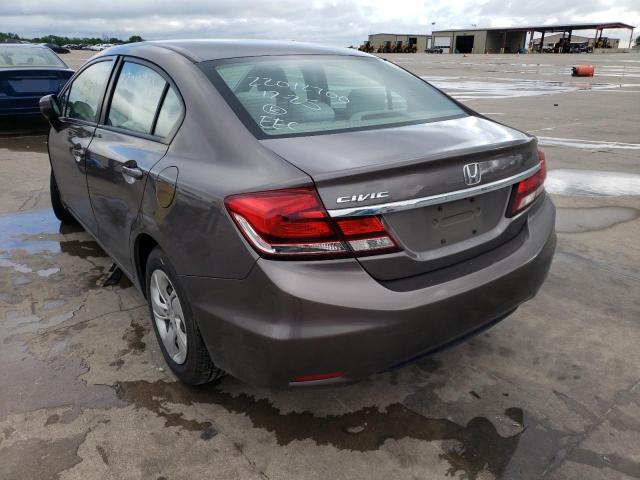 Photo 3 from auction – 2015 HONDA CIVIC LX with VIN 19XFB2F54FE084035