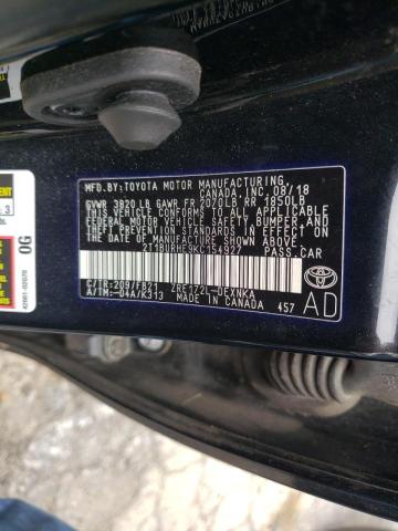 Photo 10 from auction – 2019 TOYOTA COROLLA L with VIN 2T1BURHE9KC154927
