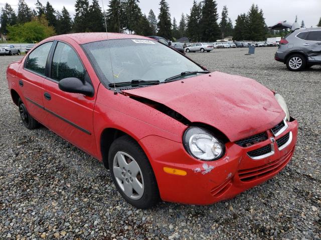 DODGE NEON SE 2003 with VIN 1B3ES26C23D219330 - Photo from auction