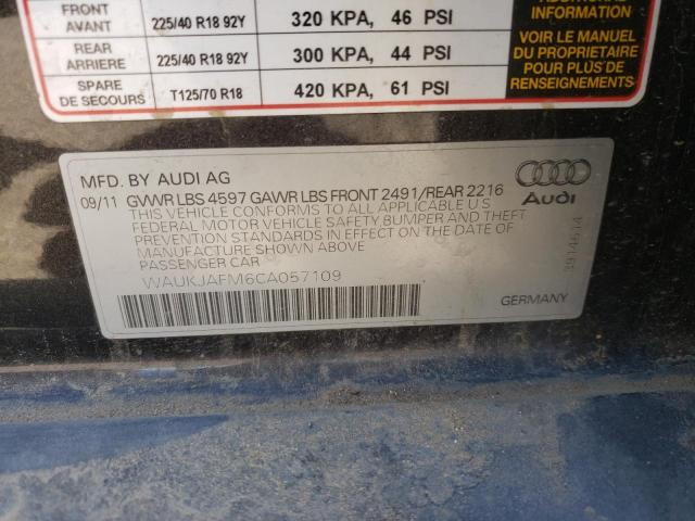 Фото 10 с аукциона – 2012 AUDI A3 PREMIUM с VIN WAUKJAFM6CA057109