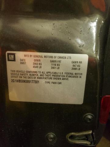 Photo 10 from auction – 2008 CHEVROLET IMPALA LS with VIN 2G1WB58K689177301