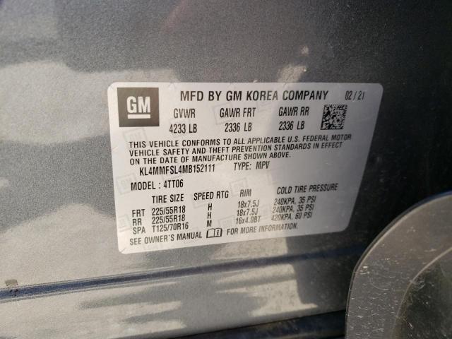 Photo 10 from auction – 2021 BUICK ENCORE GX with VIN KL4MMFSL4MB152111
