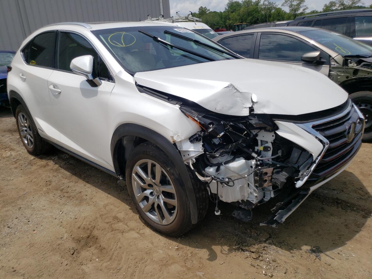 LEXUS NX 300H 2016 with VIN JTJBJRBZ7G2038746 - Photo from auction