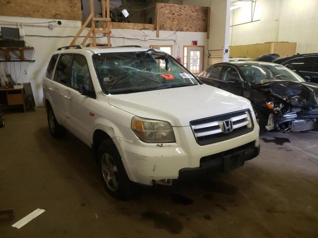 HONDA PILOT EX 2006 with VIN 2HKYF18726H562793 - Photo from auction