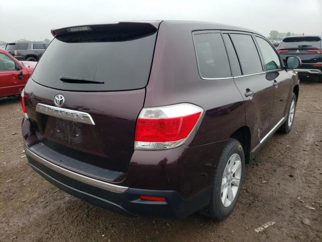 Photo 4 from auction – 2013 TOYOTA HIGHLANDER with VIN 5TDZK3EH9DS135899