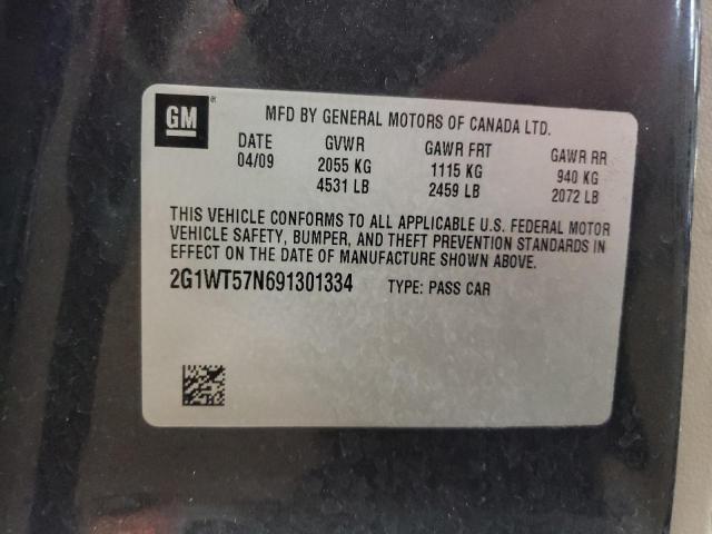 Photo 10 from auction – 2009 CHEVROLET IMPALA 1LT with VIN 2G1WT57N691301334