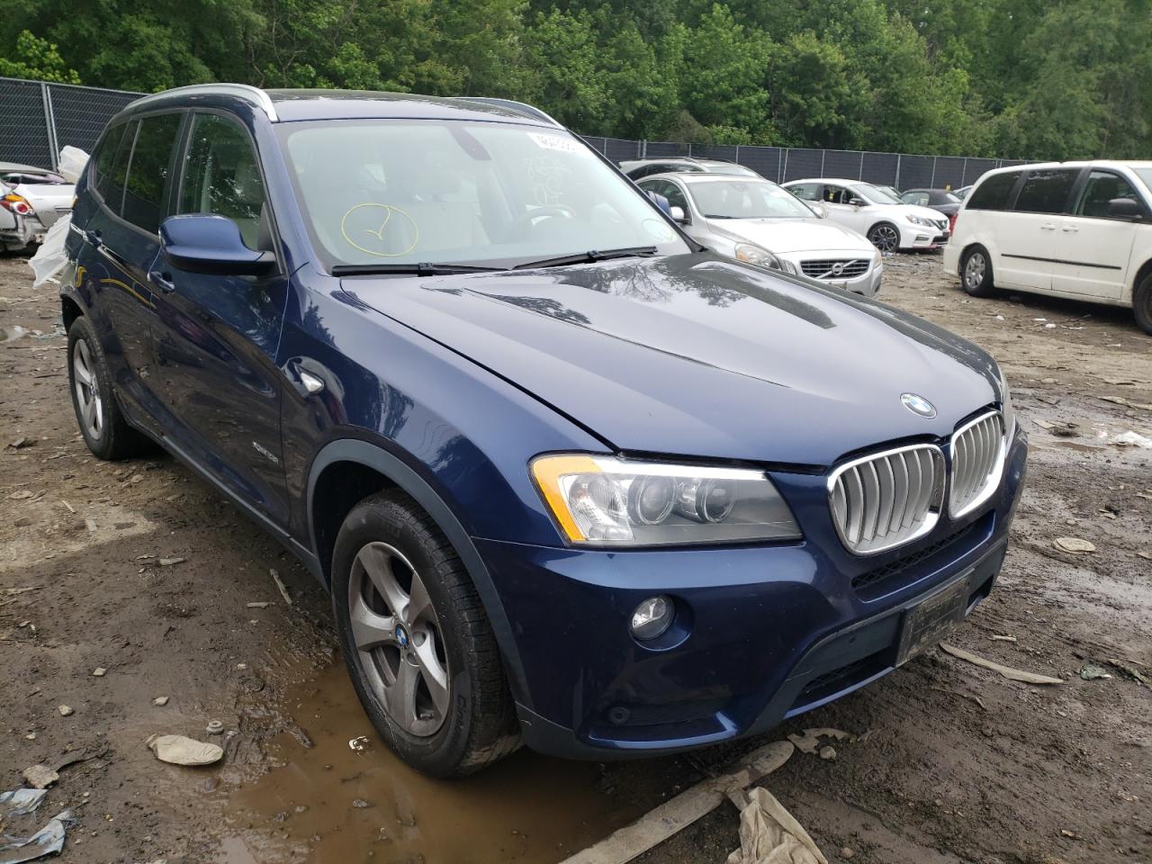 Photo 1 from auction – 2011 BMW X3 XDRIVE2 with VIN 5UXWX5C58BLW14319