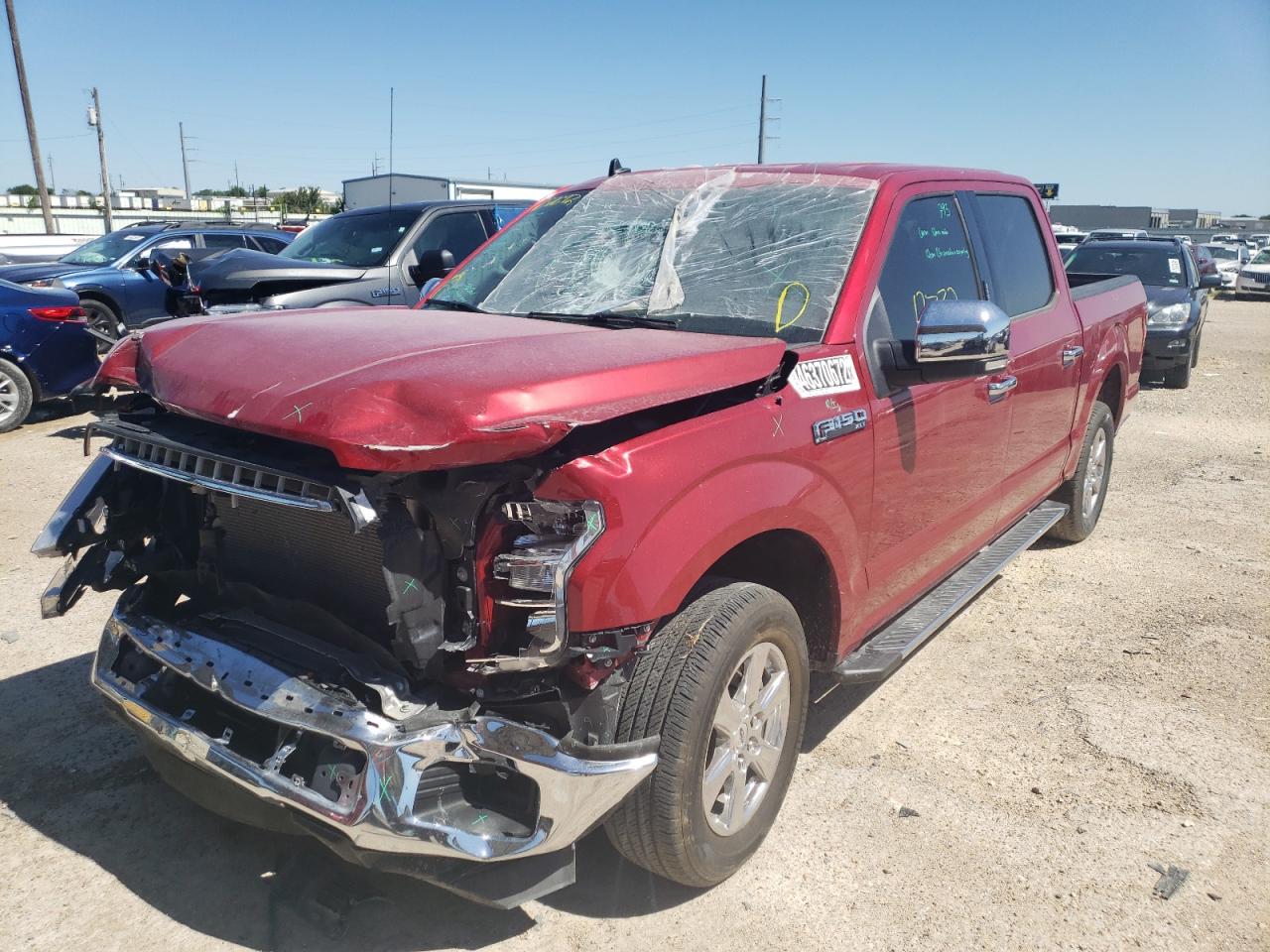 Photo 2 from auction – 2020 FORD F150 SUPER with VIN 1FTEW1C44LKD37692