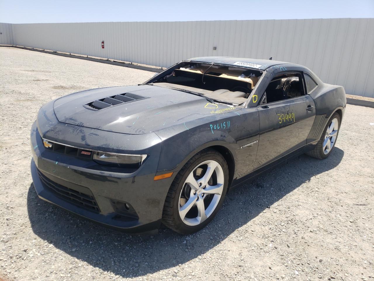 Photo 2 from auction – 2015 CHEVROLET CAMARO SS with VIN 2G1FH1EJ6F9233169