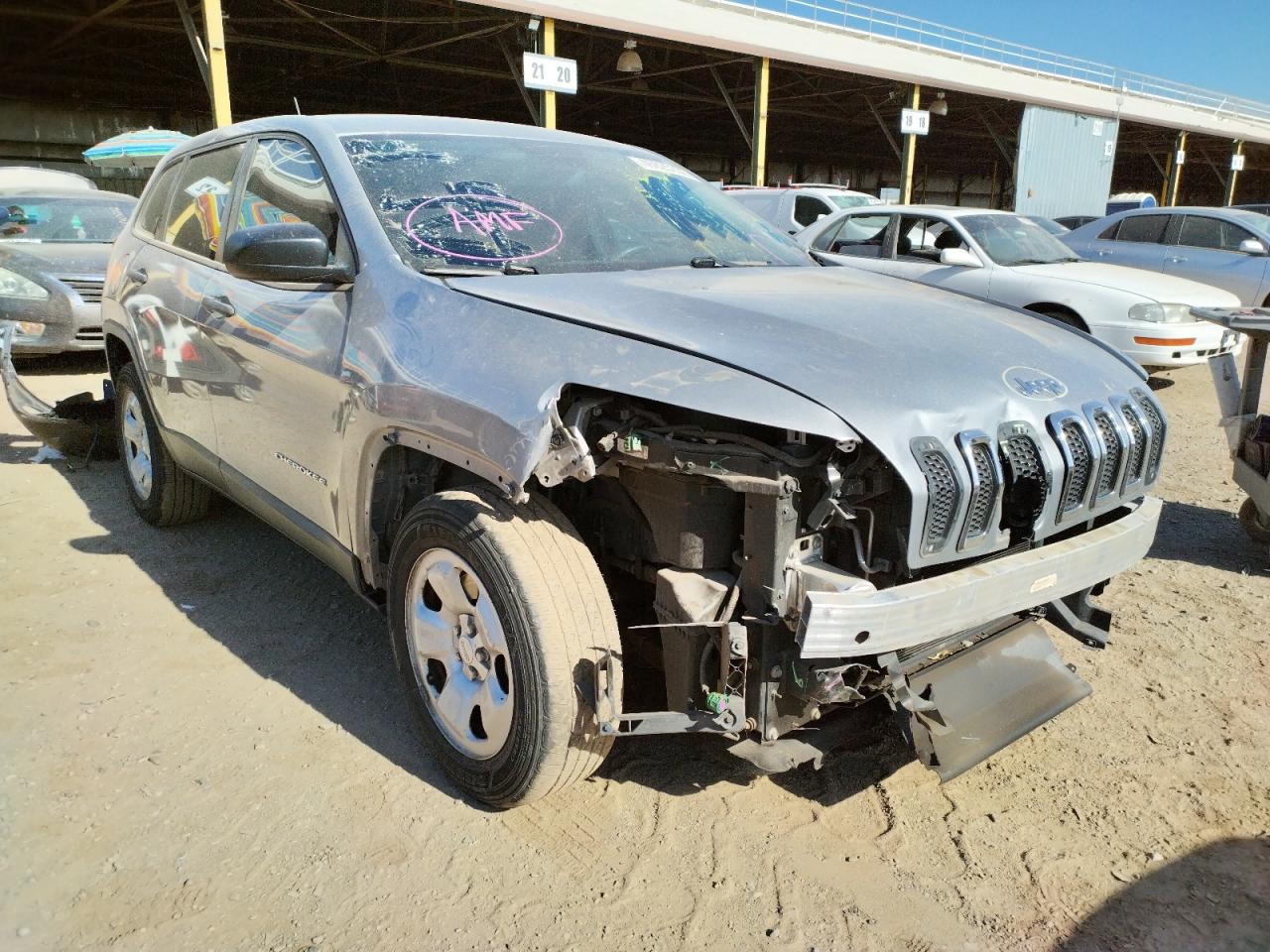 Photo 9 from auction – 2014 JEEP CHEROKEE S with VIN 1C4PJMAB9EW295848
