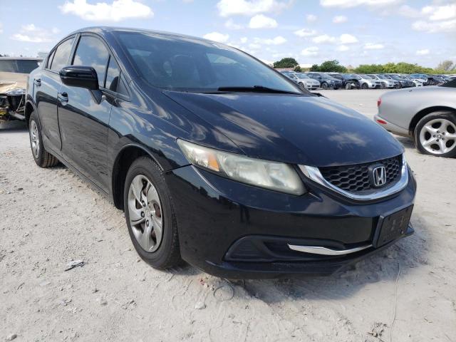 HONDA CIVIC LX 2014 with VIN 19XFB2F51EE016614 - Photo from auction