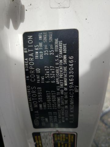 Photo 10 from auction – 2010 KIA SEDONA EX with VIN KNDMH4C39A6330466