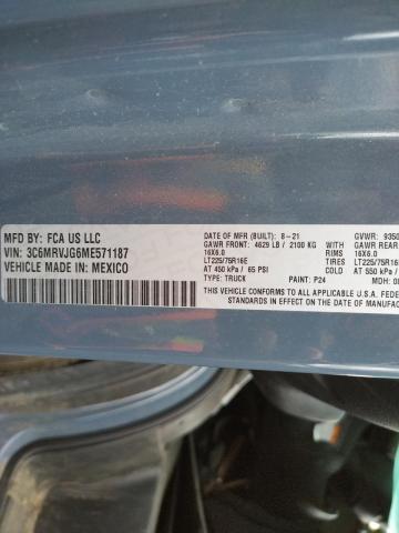 Photo 10 from auction – 2021 RAM PROMASTER with VIN 3C6MRVJG6ME571187