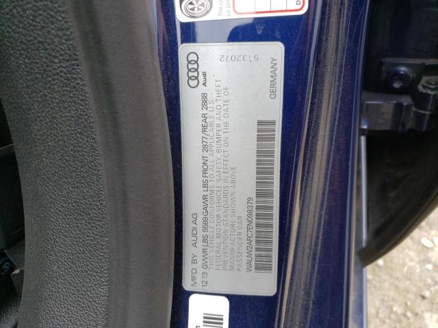 Photo 10 from auction – 2014 AUDI S7 PREMIUM with VIN WAUW2AFC7EN098379