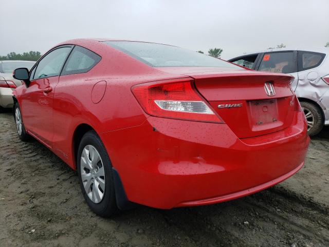 Photo 3 from auction – 2012 HONDA CIVIC LX with VIN 2HGFG3B59CH549567
